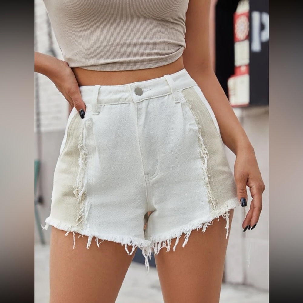Brand new high waisted XS (size 2 could fit 4) jean shorts